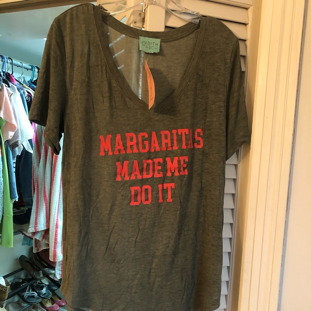 Margaritas made me do it tshirt